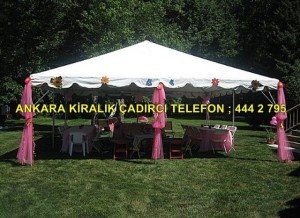 Ankara çadır çardak kiralama