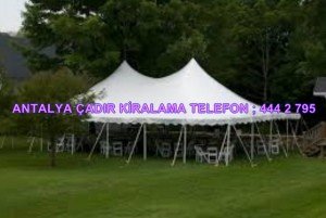 Antalya Tribün Sistemli Tente kiralama