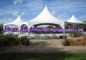 Antalya kamp çadırı kirlama