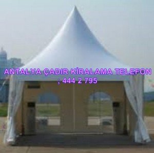 Antalya kiralama çardak çadır