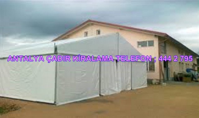Antalya kiralık çadır firması fiyatları