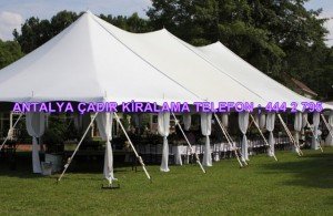 Antalya kiralık çadır modelleri