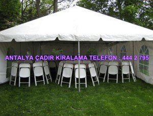 Antalya ucuz çadır kiralama