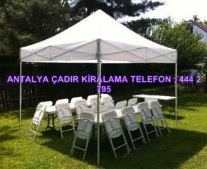 Antalya çadır çardak kamelya tente kiralama