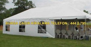 Bursa kiralama çadır kamelya