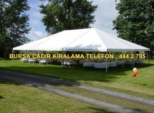 Bursa kiralama çadır çeşitleri