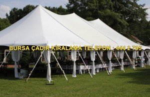 Bursa kiralık çadır modelleri