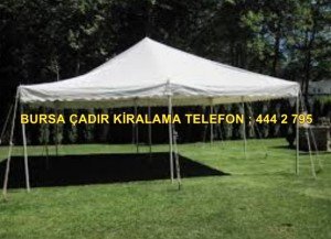 Bursa çadır kiralama ürünleri