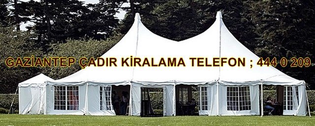 Gaziantep Büyük Çadır kiralama