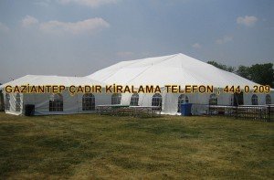 Gaziantep ucuz çadır kiralama fiyatı