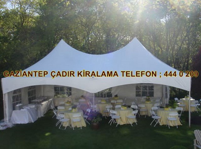 Gaziantep çadır kiralama fiyatı