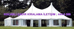 Kocaeli Büyük Çadır kiralama