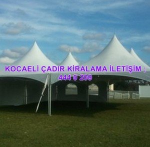 Kocaeli kiralık çadır firmaları