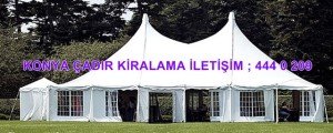 Konya Büyük Çadır kiralama
