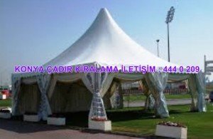 Konya kiralık çardak tente kamelya