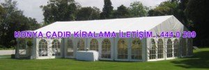 Konya çadır kiralama firmaları fiyatları