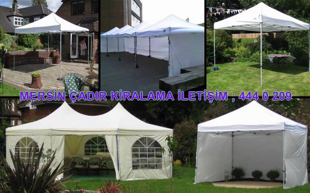 Mersin Alüminyum Hi-Tech Çadır kiralama
