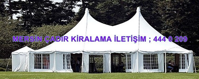 Mersin Büyük Çadır kiralama