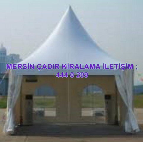 Mersin kiralama çardak çadır