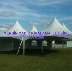 Mersin kiralık çadır firmaları