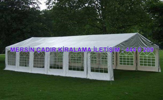Mersin çadır kiralama modelleri