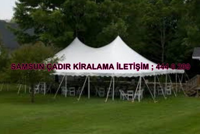 Samsun Tribün Sistemli Tente kiralama
