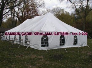 Samsun kamelya çardak çadır kiralık
