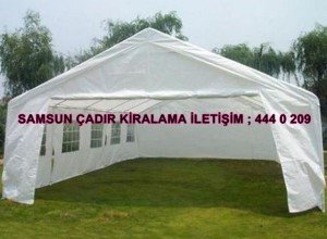 Samsun kiralama çadır model fiyatı