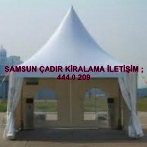 Samsun kiralama çardak çadır