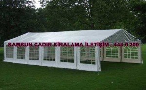 Samsun kiralık çadır fiyatları
