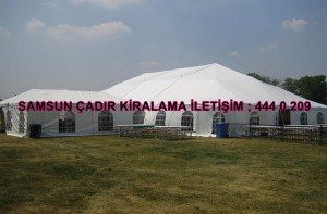 Samsun ucuz çadır kiralama fiyatı