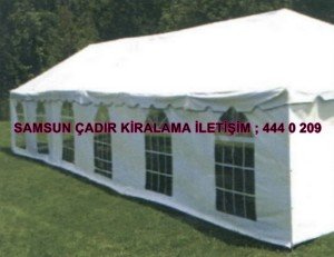 Samsun Çelik Konstrüksiyon Çadır kiralama