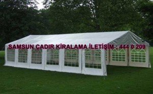 Samsun çadır kiralama modelleri