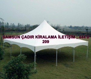 Samsun çadır çardak kamelya kiralama