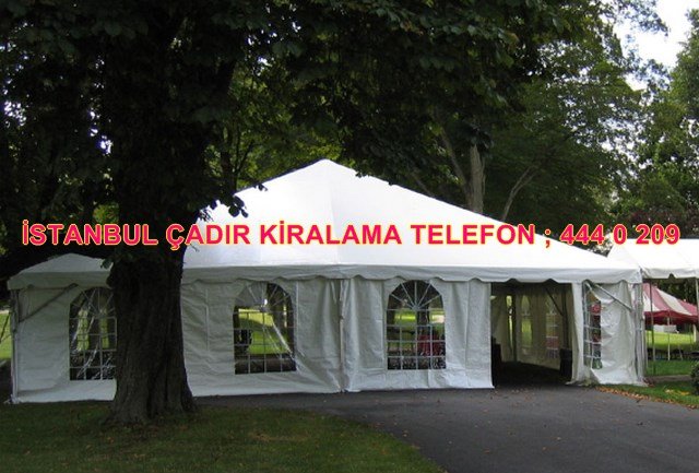 İstanbul cadir kiralama