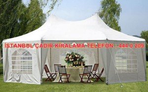 İstanbul kiralık Alüminyum Hi-Tech Çadır