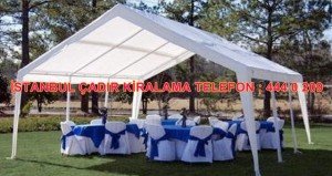 İstanbul kiralık tören çadırı