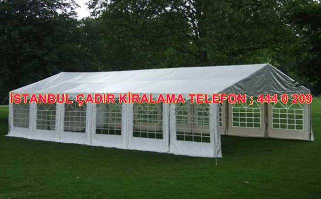İstanbul kiralık çadır fiyatları