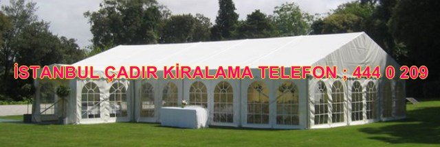İstanbul çadır kiralama firmaları fiyatları