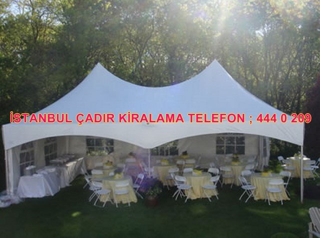 İstanbul çadır kiralama fiyatı