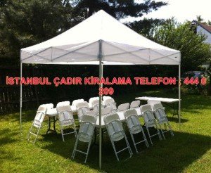 İstanbul çadır çardak kamelya tente kiralama