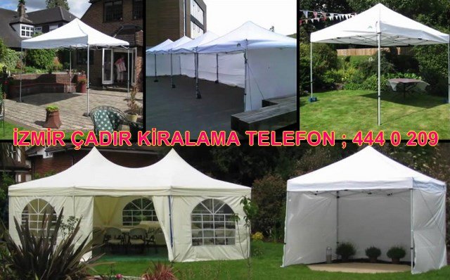 İzmir Alüminyum Hi-Tech Çadır kiralama